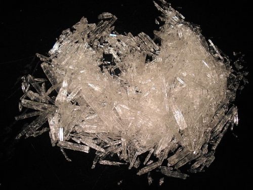 Menthol crystal