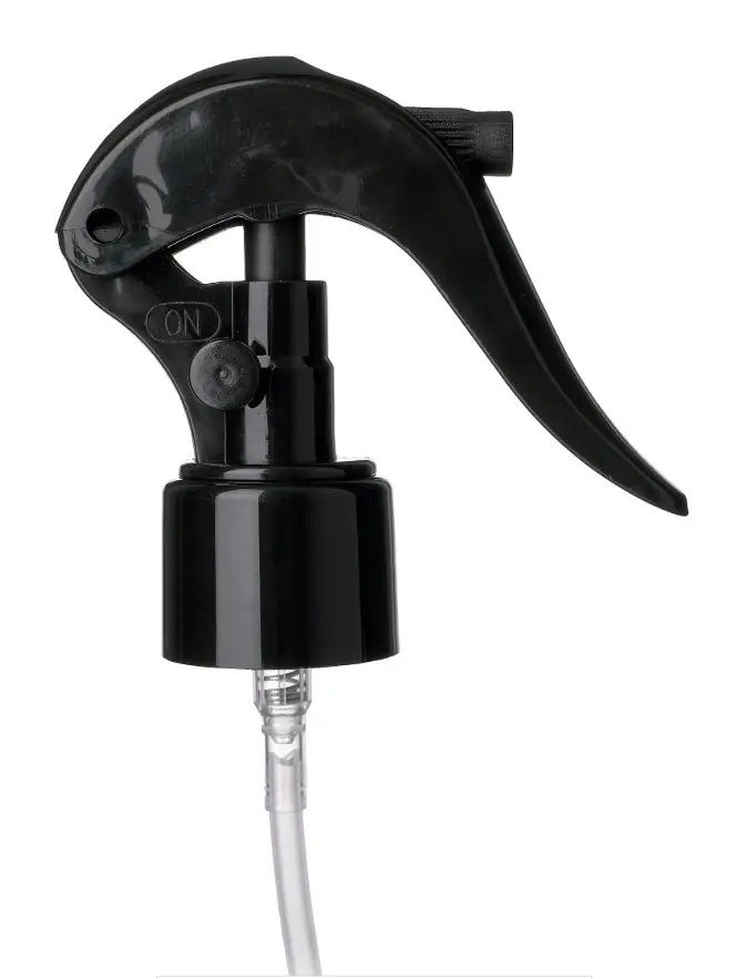 Black PP 24-410 smooth skirt mini trigger sprayer