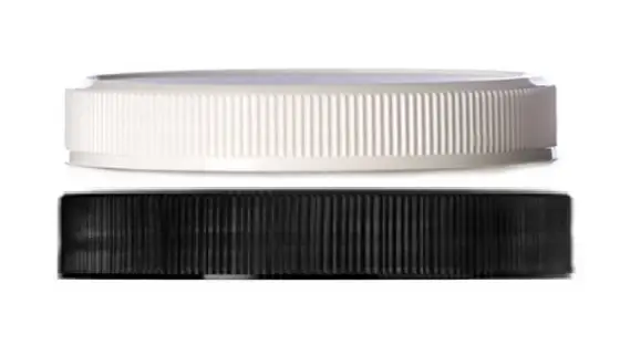 ribbed skirt lids