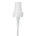PP Plastic 20-410 Smooth skirt fine mist sprayer with clear overcap and 3.54 inch dip tube