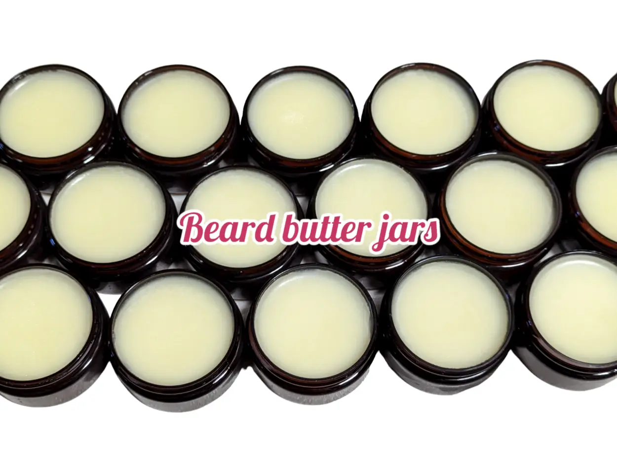 beard butter jars