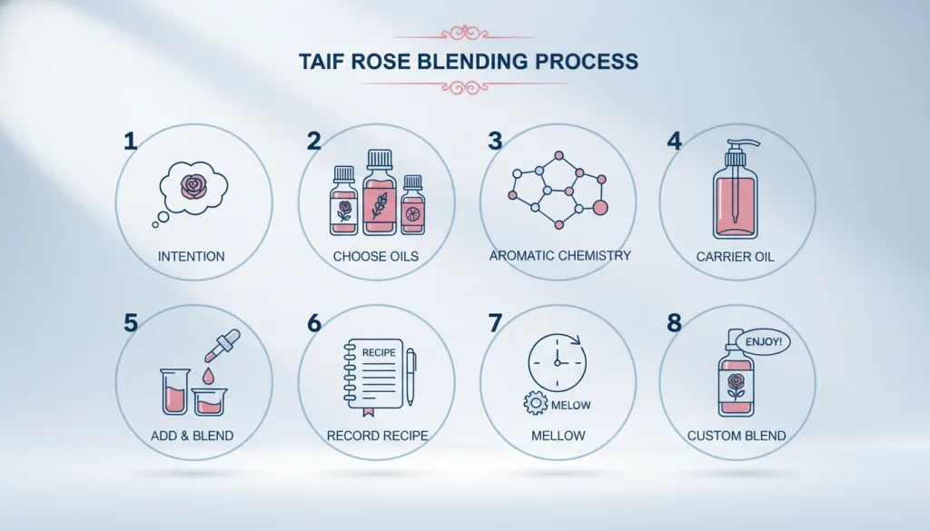 Taif Rose Blending Process
