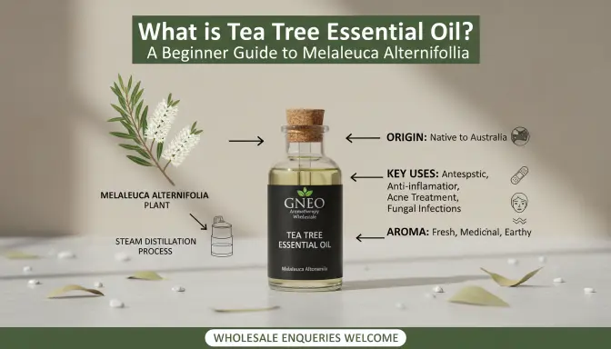Detailed photo of What is Tea Tree Essential Oil A Beginner's Guide to Melaleuca Alternifolia