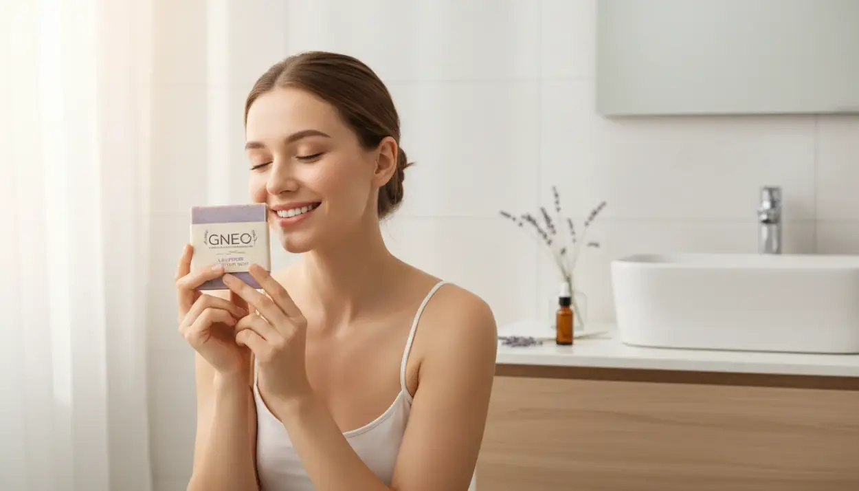 bar of lavender soap