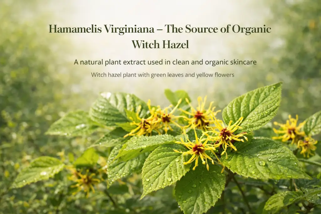 Hamamelis Virginiana – The Source of Organic Witch Hazel