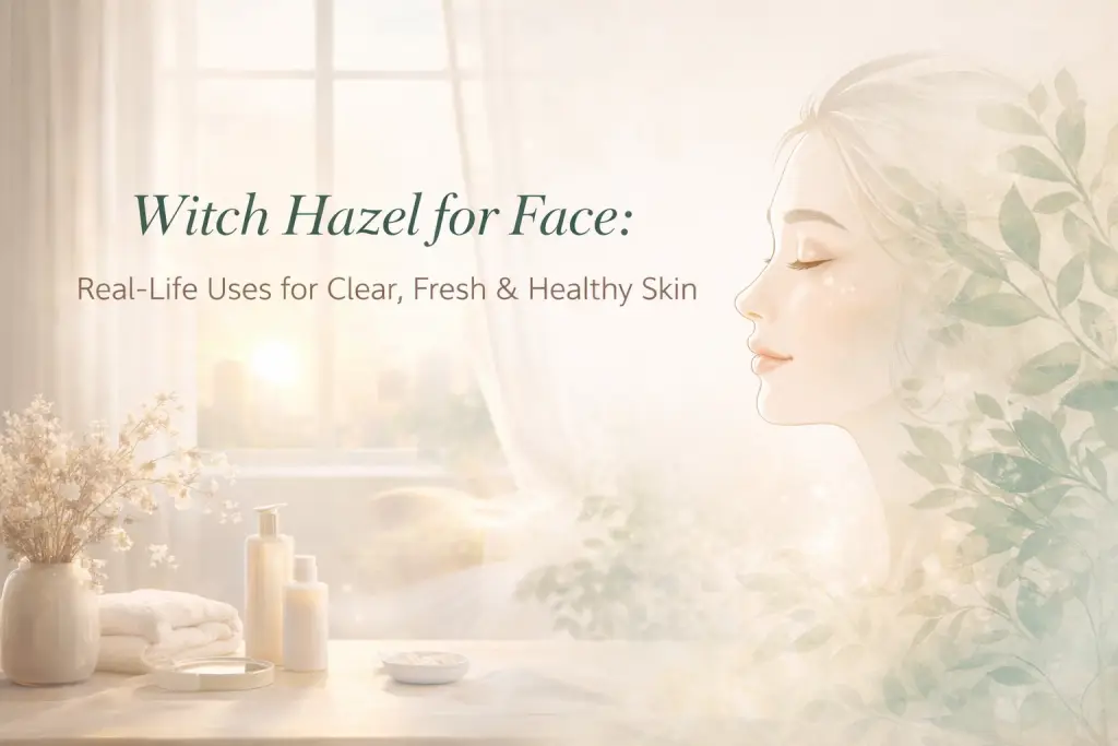 Morning skincare radiance with nature's touch