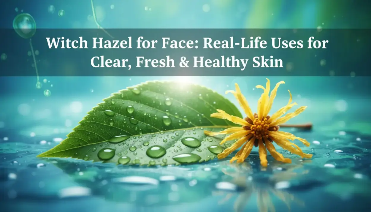 Witch Hazel for Face- Real-Life Uses for Clear, Fresh & Healthy Skin