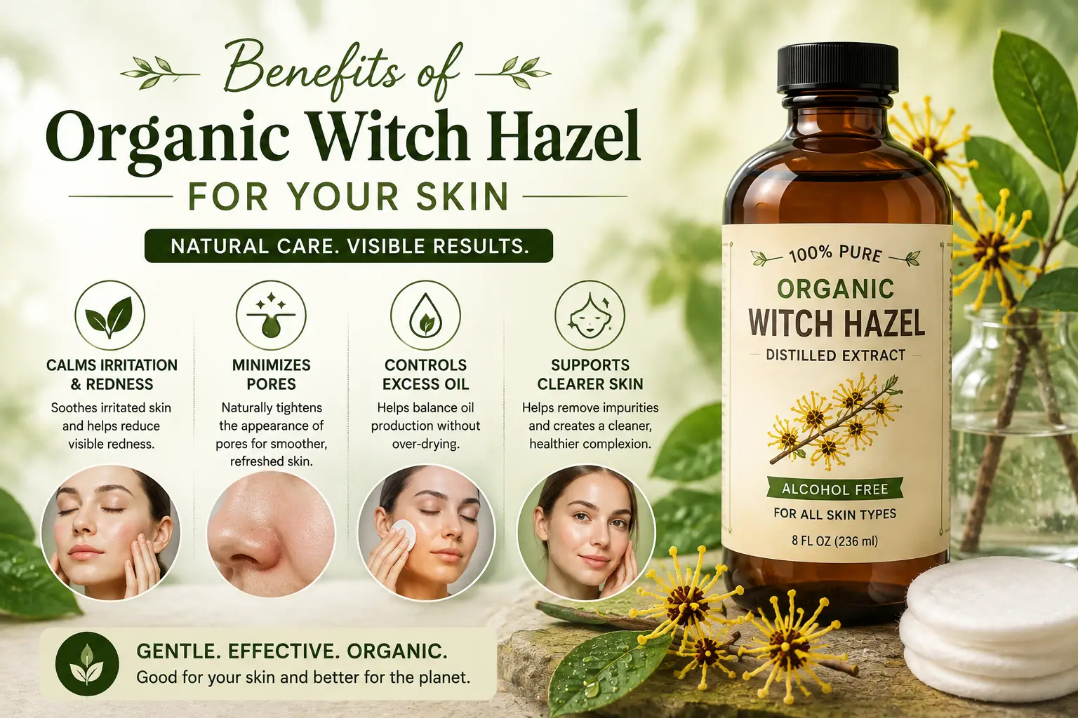 Organic Witch Hazel Skin Benefits