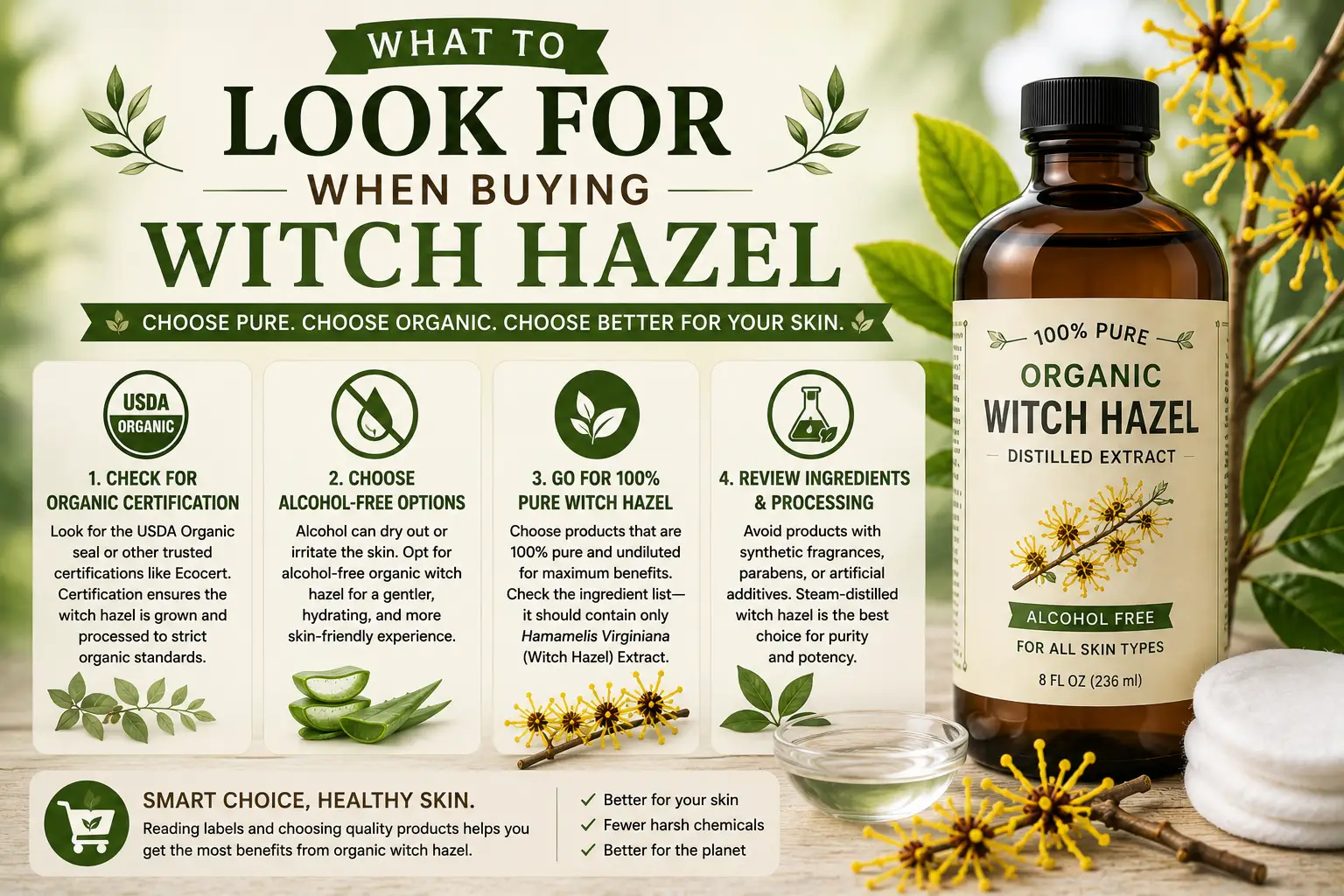 Witch Hazel Buying Guide Infographic