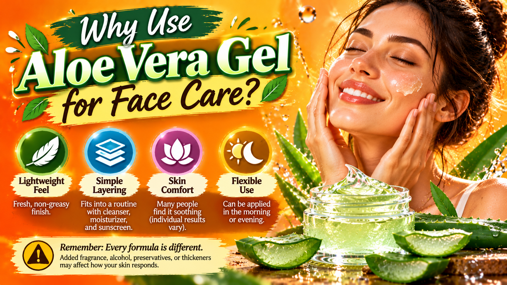 Aloe Vera Gel Face Care Guide