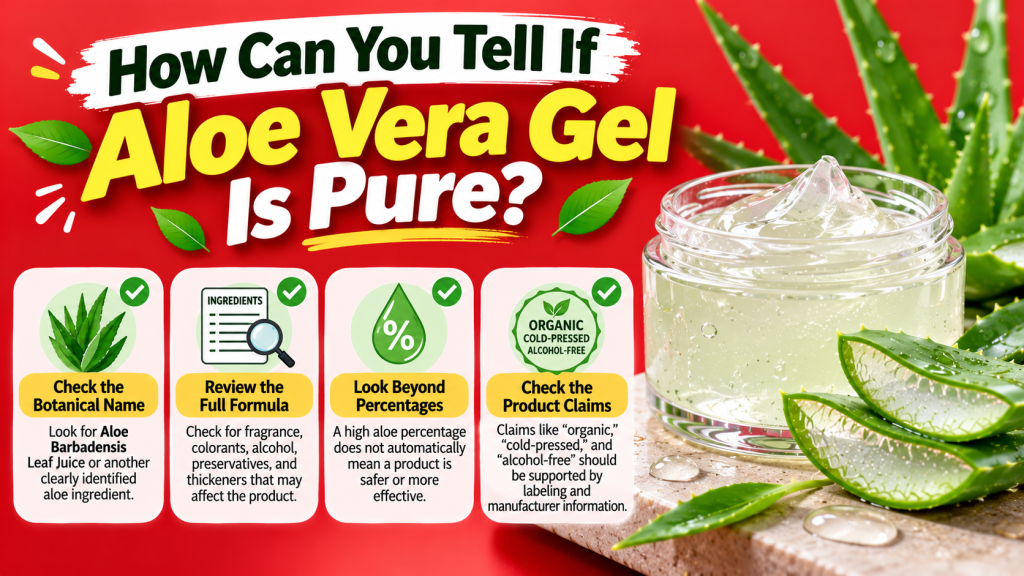 Aloe Vera Gel Purity Guide