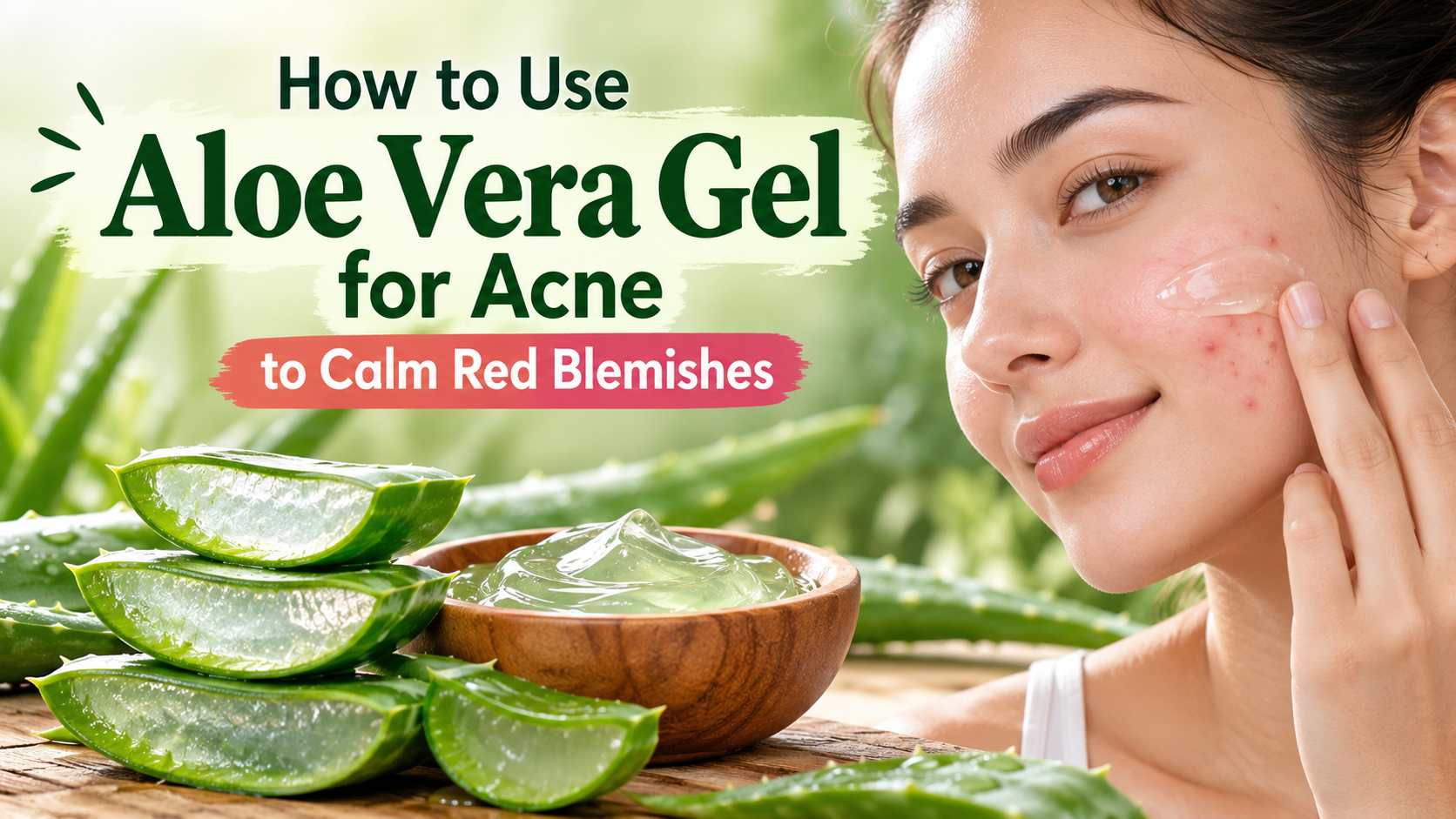 Aloe Vera Gel for Acne