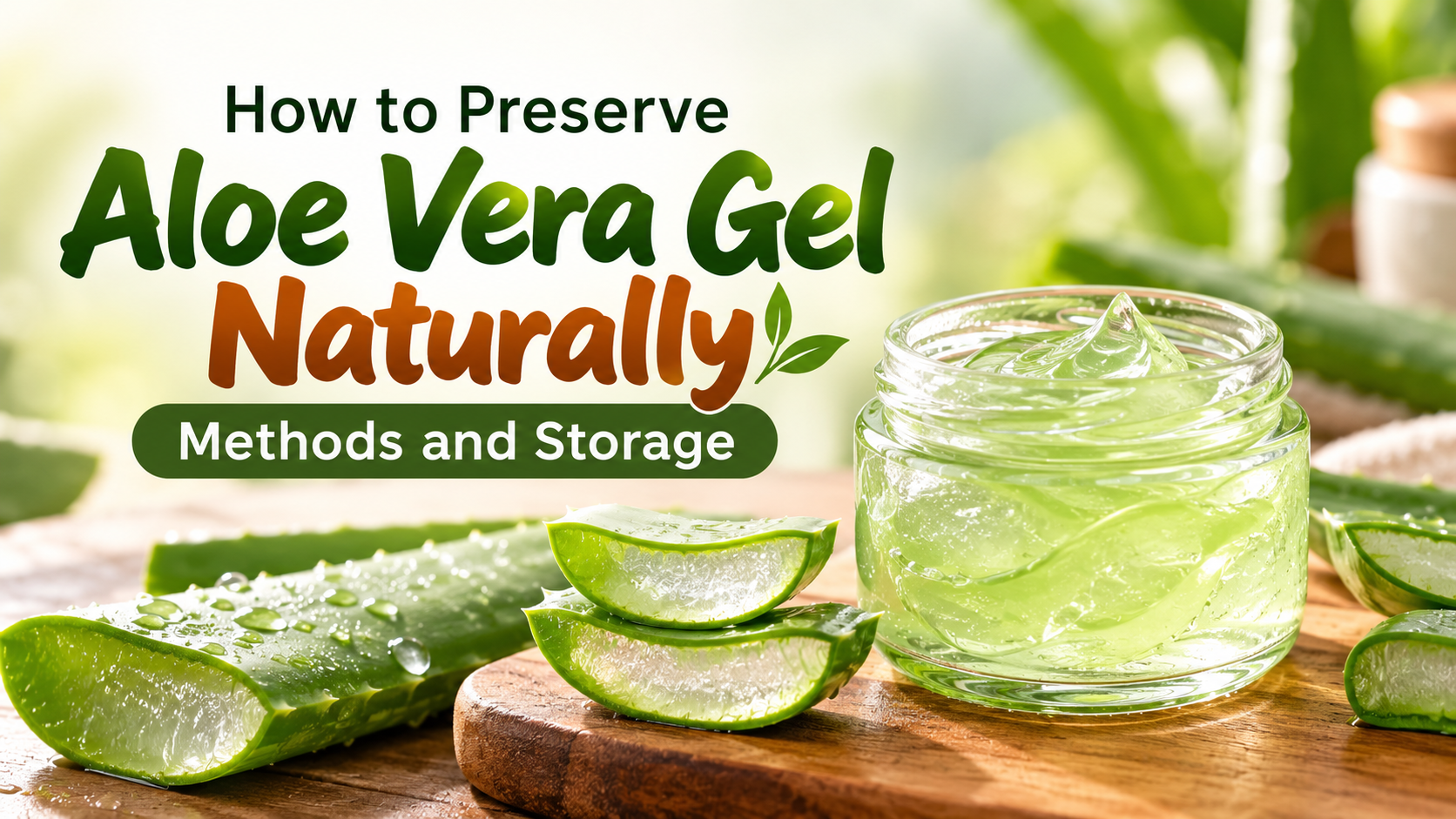 Naturally Preserved Aloe Vera Gel